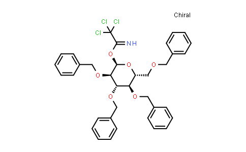 CAS No. 74808-09-6, 2,3,4,6-Tetra-O-benzyl-alpha-D-glucopyranosyl trichloroacetimidate