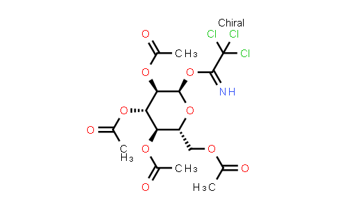 CAS No. 74808-10-9, 2,3,4,6-Tetra-O-acetyl-α-D-glucopyranosyl trichloroacetimidate