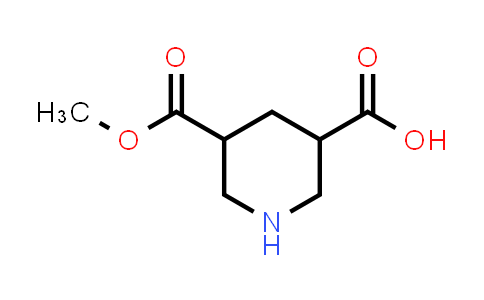 CAS No. 748113-39-5, 5-(Methoxycarbonyl)piperidine-3-carboxylic acid