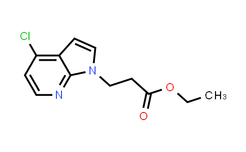 CAS No. 748154-44-1, 1H-Pyrrolo[2,3-b]pyridine-1-propanoic acid, 4-chloro-, ethyl ester