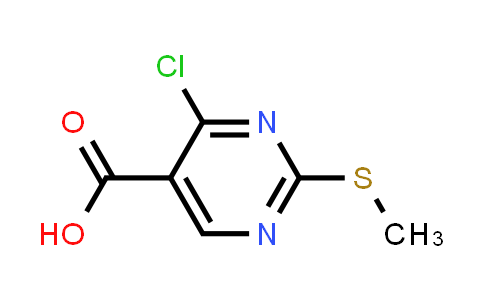 CAS No. 74840-34-9, 4-Chloro-2-(methylthio)pyrimidine-5-carboxylic acid