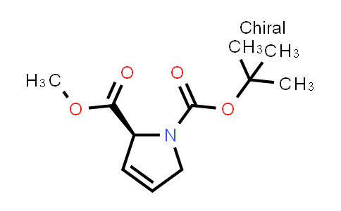 CAS No. 74844-93-2, 1-(tert-Butyl) 2-methyl (S)-2,5-dihydro-1H-pyrrole-1,2-dicarboxylate