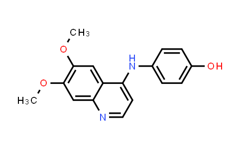 CAS No. 748707-58-6, 4-((6,7-Dimethoxyquinolin-4-yl)amino)phenol