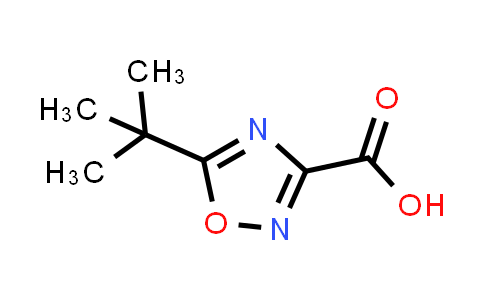 CAS No. 748743-73-9, 5-(tert-Butyl)-1,2,4-oxadiazole-3-carboxylic acid