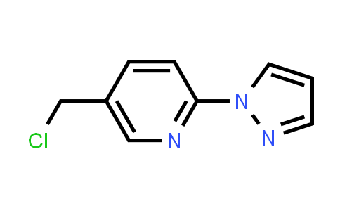 CAS No. 748796-39-6, 5-(Chloromethyl)-2-(1H-pyrazol-1-yl)pyridine