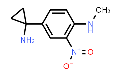 CAS No. 749195-18-4, Benzenamine, 4-(1-aminocyclopropyl)-N-methyl-2-nitro-