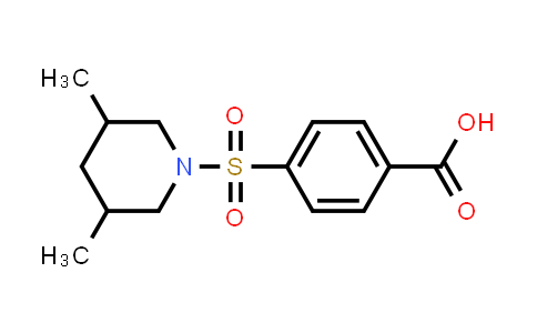 CAS No. 749219-29-2, 4-[(3,5-Dimethylpiperidin-1-yl)sulfonyl]benzoic acid