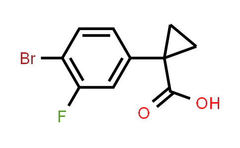 CAS No. 749269-74-7, 1-(4-Bromo-3-fluorophenyl)cyclopropanecarboxylic acid