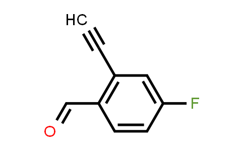 CAS No. 749874-24-6, 2-Ethynyl-4-fluorobenzaldehyde
