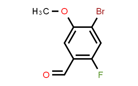 CAS No. 749931-20-2, 4-Bromo-2-fluoro-5-methoxybenzaldehyde