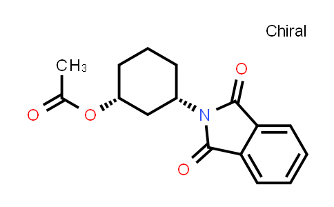 CAS No. 750649-38-8, (1R,3S)-3-(1,3-Dioxoisoindolin-2-yl)cyclohexyl acetate