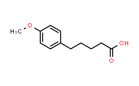 CAS No. 7508-04-5, 5-(4-Methoxyphenyl)pentanoic acid