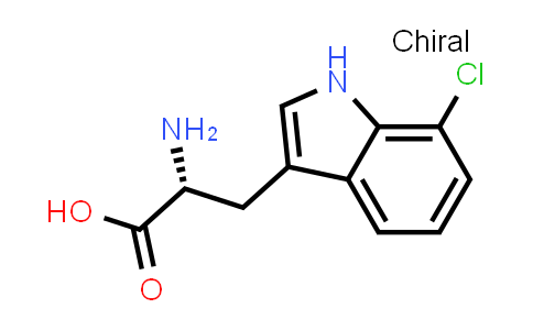CAS No. 75102-74-8, (R)-2-Amino-3-(7-chloro-1H-indol-3-yl)propanoic acid