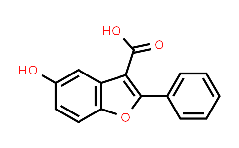 CAS No. 75161-15-8, 5-Hydroxy-2-phenyl-1-benzofuran-3-carboxylic acid