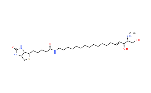 CAS No. 752987-57-8, N-[(14E,16R,17S)-17-Amino-16,18-dihydroxy-14-octadecen-1-yl]-5-[(3aS,4S,6aR)-2-oxohexahydro-1H-thieno[3,4-d]imidazol-4-yl]pentanamide
