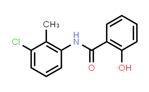 CAS No. 75300-64-0, N-(3-Chloro-2-methylphenyl)-2-hydroxybenzamide