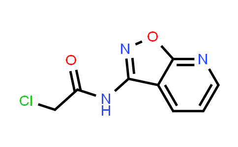CAS No. 753004-48-7, 2-Chloro-N-isoxazolo[5,4-b]pyridin-3-ylacetamide