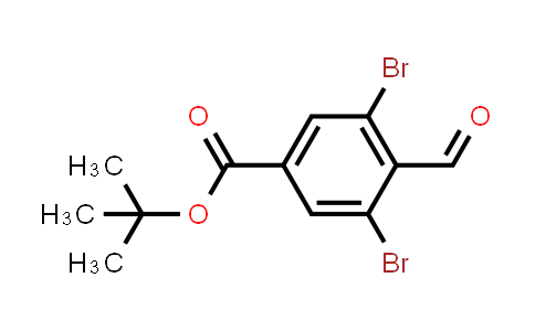 CAS No. 753455-42-4, tert-butyl 3,5-dibromo-4-formylbenzoate
