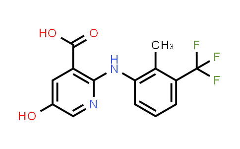CAS No. 75369-61-8, 5-Hydroxy-2-((2-methyl-3-(trifluoromethyl)phenyl)amino)nicotinic acid