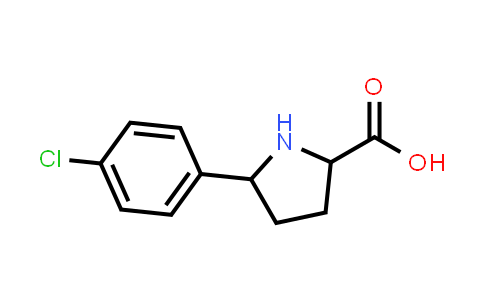 CAS No. 754121-64-7, 5-(4-Chlorophenyl)pyrrolidine-2-carboxylic acid