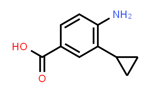 CAS No. 754165-50-9, 4-Amino-3-cyclopropylbenzoic acid