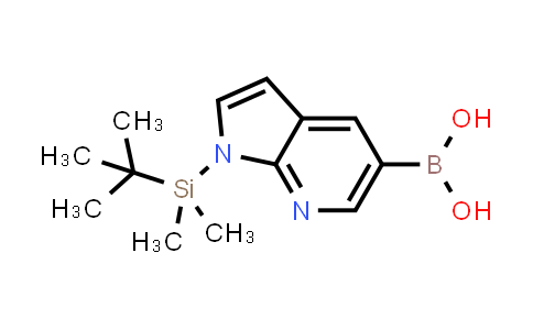 CAS No. 754214-67-0, Boronic acid, [1-[(1,1-dimethylethyl)dimethylsilyl]-1H-pyrrolo[2,3-b]pyridin-5-yl]- (9CI)