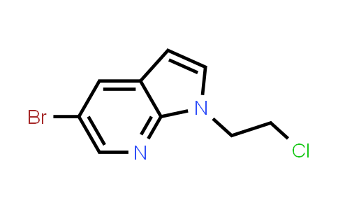 CAS No. 754214-90-9, 1H-Pyrrolo[2,3-b]pyridine, 5-bromo-1-(2-chloroethyl)-