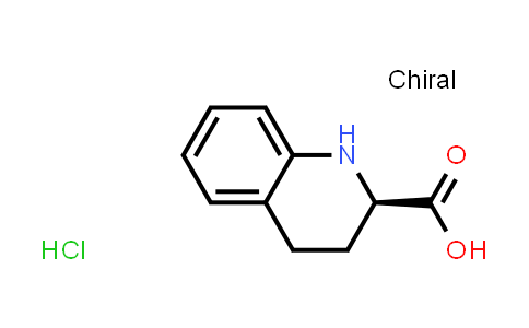 CAS No. 75433-76-0, (R)-1,2,3,4-Tetrahydro-quinoline-2-carboxylic acid (Hydrochloride)