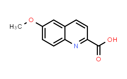 CAS No. 75433-99-7, 6-Methoxyquinoline-2-carboxylic acid