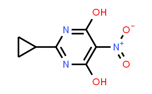 CAS No. 75438-77-6, 2-Cyclopropyl-5-nitropyrimidine-4,6-diol