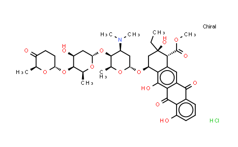 CAS No. 75443-99-1, Aclacinomycin A hydrochloride