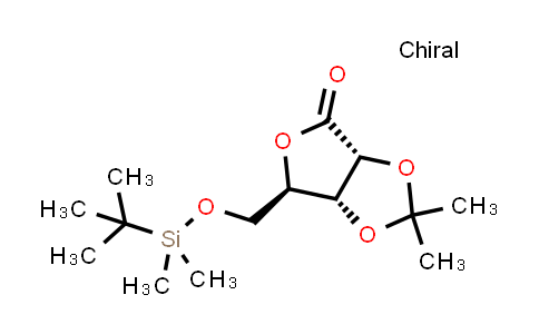 CAS No. 75467-36-6, (3aR,6R,6aR)-6-(((tert-Butyldimethylsilyl)oxy)methyl)-2,2-dimethyldihydrofuro[3,4-d][1,3]dioxol-4(3aH)-one