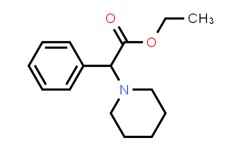 CAS No. 7550-06-3, 1-Piperidineacetic acid, α-phenyl-, ethyl ester