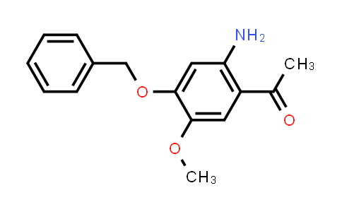 CAS No. 75665-73-5, 1-(2-Amino-4-(benzyloxy)-5-methoxyphenyl)ethanone