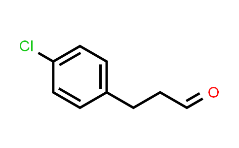 CAS No. 75677-02-0, Benzenepropanal, 4-chloro-