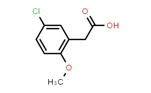 CAS No. 7569-62-2, Acetic acid, (5-chloro-2-methoxyphenyl)-