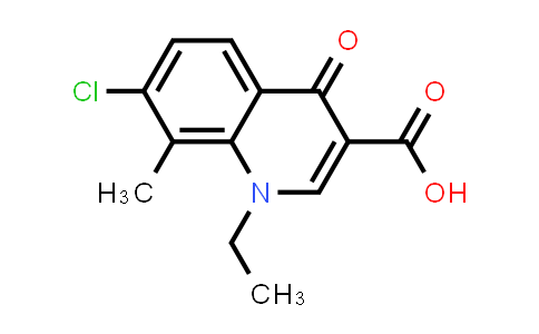 CAS No. 75746-97-3, 7-Chloro-1-ethyl-1,4-dihydro-8-methyl-4-oxo-3-quinolinecarboxylic acid