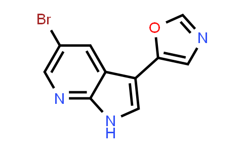 CAS No. 757978-03-3, 1H-Pyrrolo[2,3-b]pyridine, 5-bromo-3-(5-oxazolyl)-