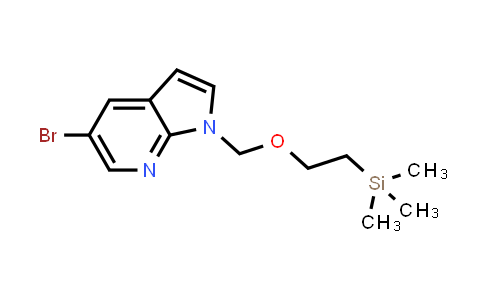 CAS No. 757978-23-7, 1H-Pyrrolo[2,3-b]pyridine, 5-bromo-1-[[2-(trimethylsilyl)ethoxy]methyl]-
