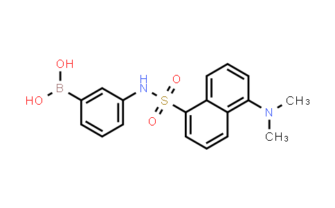 CAS No. 75806-94-9, (3-(5-(Dimethylamino)naphthalene-1-sulfonamido)phenyl)boronic acid