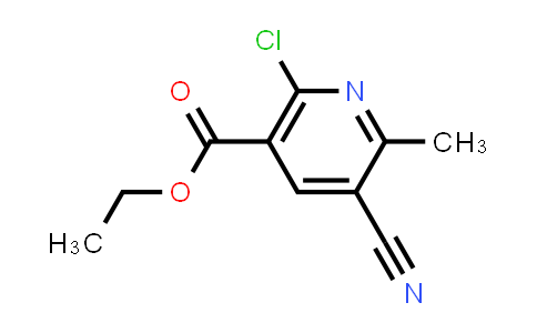 CAS No. 75894-43-8, Ethyl 2-chloro-5-cyano-6-methylnicotinate