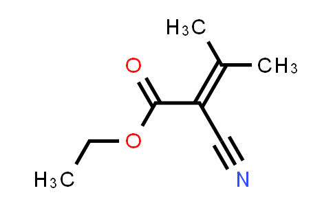 CAS No. 759-58-0, Ethyl 2-cyano-3-methylbut-2-enoate