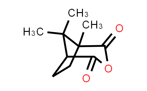 CAS No. 76-32-4, 1,8,8-Trimethyl-3-oxabicyclo[3.2.1]octane-2,4-dione
