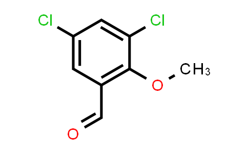 CAS No. 76008-04-3, 3,5-Dichloro-2-methoxybenzaldehyde