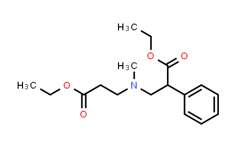 CAS No. 76040-33-0, ethyl 3-((3-ethoxy-3-oxopropyl)(methyl)amino)-2-phenylpropanoate