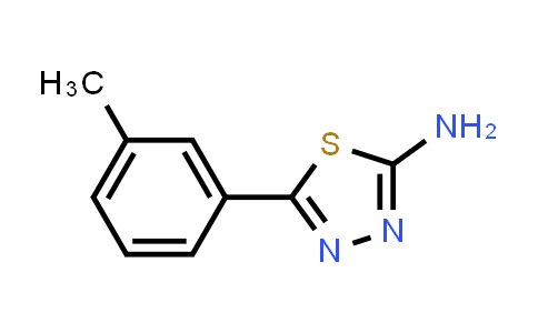 CAS No. 76074-47-0, 5-(3-Methylphenyl)-1,3,4-thiadiazol-2-amine