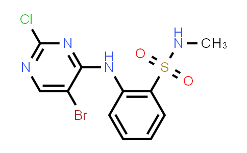 CAS No. 761440-01-1, 2-(5-Bromo-2-chloro-pyrimidin-4-ylamino)-N-methyl-benzenesulfonamide