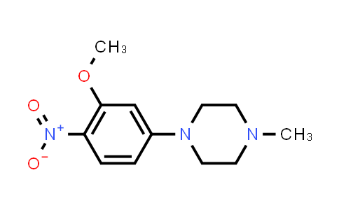 CAS No. 761440-26-0, 1-(3-Methoxy-4-nitrophenyl)-4-methylpiperazine