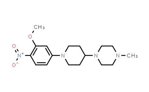 CAS No. 761440-65-7, 1-(1-(3-methoxy-4-nitrophenyl)piperidin-4-yl)-4-methylpiperazine