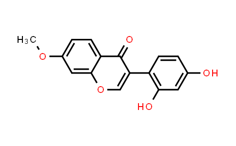 CAS No. 7622-53-9, Isoflavone, 2',4'-dihydroxy-7-methoxy-